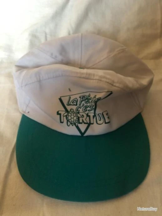1 Casquette Tortue Blanche Pêche Occasion Collection 1 1 Casquette Tortue Blanche Pêche Occasion Collection