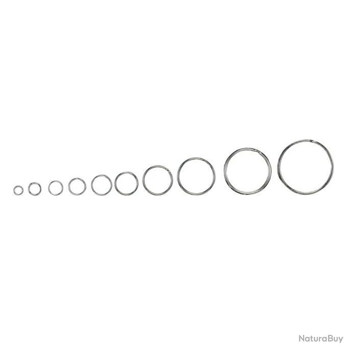 100 Anneaux Brises Nickeles Flashmer 25MM 1 100 Anneaux Brises Nickeles Flashmer 25MM