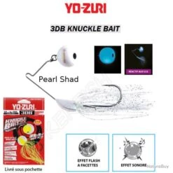 3DB KNUCKLE BAIT YO-ZURI Pearl Shad 14 G - 1/2 Oz
