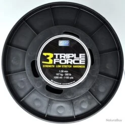 Asso Nylon Triple Force 1000m 368lb Gris Acier
