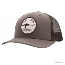 Casquette Salty Crew Bruce Retro Trucker Charcoal-Black