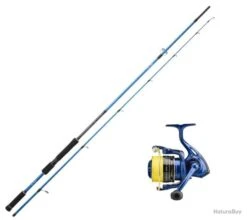 ENSEMBLE SUNLURE SW20 2M70 15-50GR + MOULINET SUNEDGE SWF 4503 FD