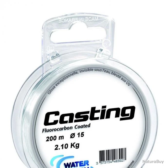 Fil Fluorocarbone Water Queen Casting Clear 200m 30/100 1 Fil Fluorocarbone Water Queen Casting Clear 200m 30/100