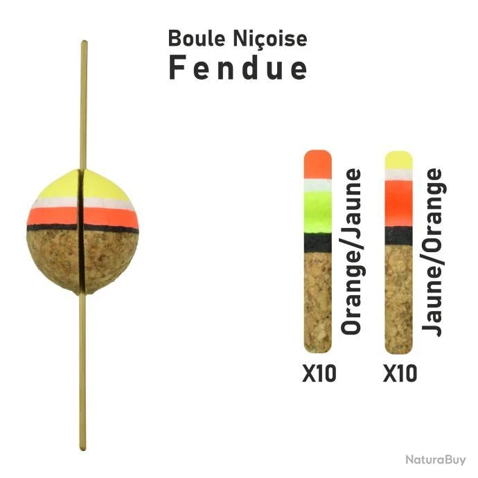 Flotteur Garbolino Streamline Boule Nicoise Fendue X20 3G 1 Flotteur Garbolino Streamline Boule Nicoise Fendue X20 3G