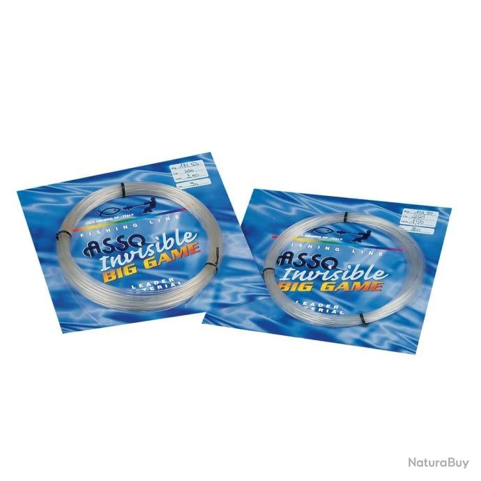 Fluorocarbon Asso Big Game - 20 M 100/100-54,4KG 1 Fluorocarbon Asso Big Game - 20 M 100/100-54,4KG