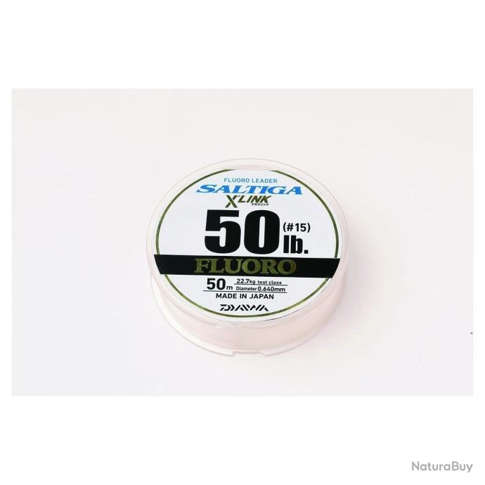 Fluorocarbone Daiwa Saltiga X'Link 30M 64/100-50LBS 1 Fluorocarbone Daiwa Saltiga X'Link 30M 64/100-50LBS