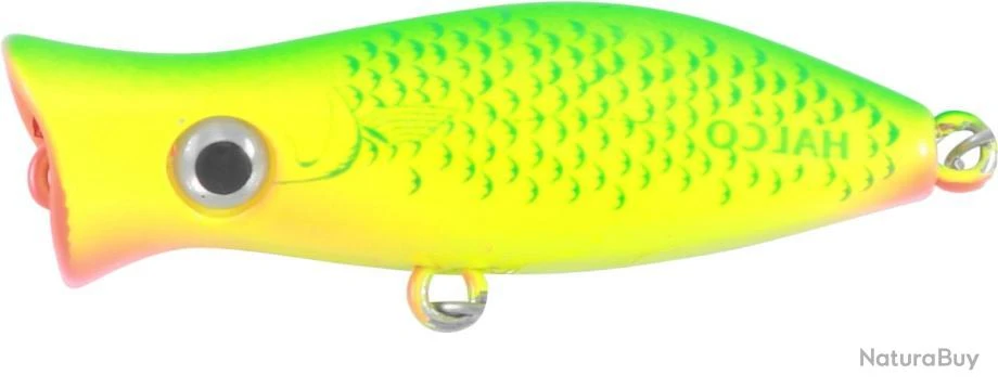 Leurre Halco Roosta Pop 60 GREEN FLUORO 1 Leurre Halco Roosta Pop 60 GREEN FLUORO