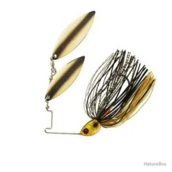 Leurre Sakura Cajun Spinnerbait Double Willow 3/4 Oz - 21g BLACK GOLD