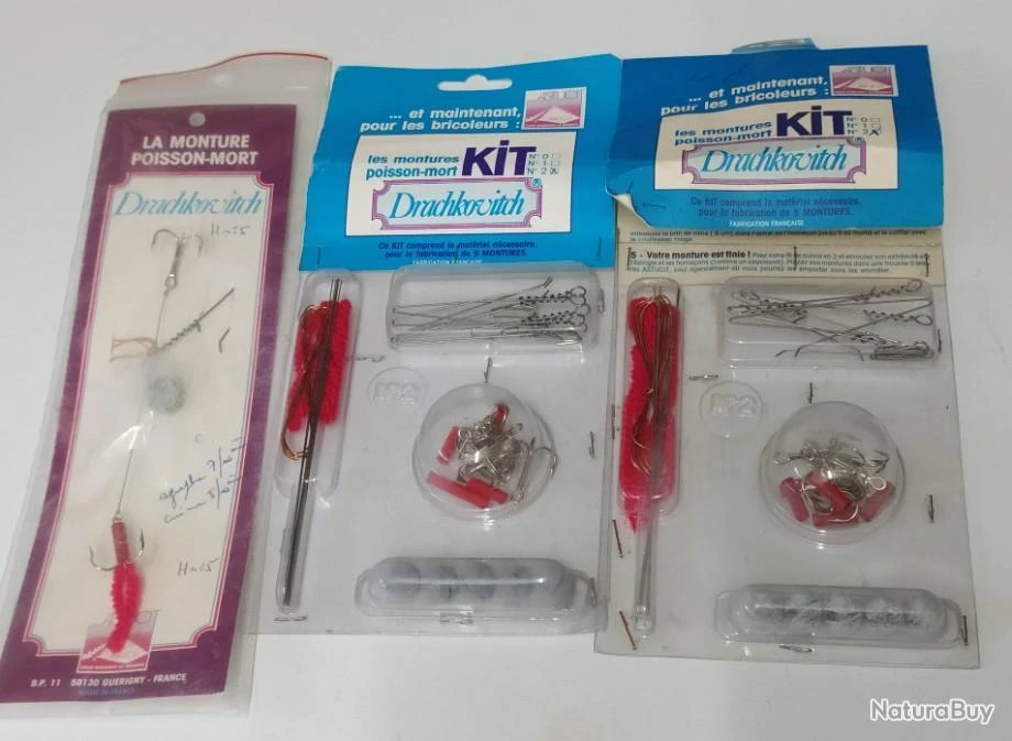 Lot De 11 Montures à Poisson Mort N°2 1 Lot De 11 Montures à Poisson Mort N°2