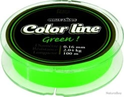 Monofilament Pezon & Michel Eaux Vives Color Line Green 18,5/100-2,5KG