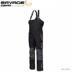 Salopette WP Performance Savage Gear Black/Grey M