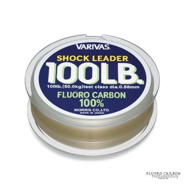 Shock Leader Varivas Fluoro Carbon 100% 30m 70/100 1 Shock Leader Varivas Fluoro Carbon 100% 30m 70/100