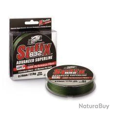 Tresse Carnassier Sufix 832 Braid L.vis Vert Olive 120m 10/100