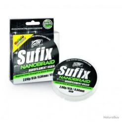 Tresse Sufix Nanobraid Hot Pink 100m Ø 10/100