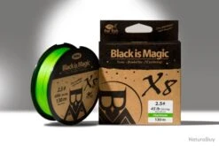 Tresse Bim Tackle Black Is Magic Chartreuse 130m Chartreuse 0.25 18kg