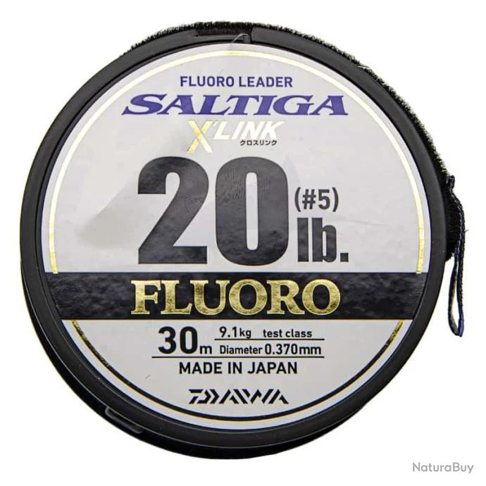 Daiwa Saltiga X Link Fluorocarbon Leader 20lb 1 Daiwa Saltiga X Link Fluorocarbon Leader 20lb