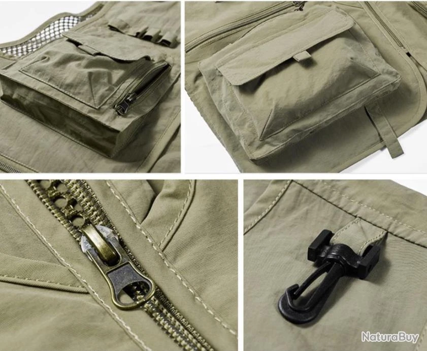 Mountain Gilet De Pêche 12 Poches, Coloris ROUGE......LIV OFFERTE 2 Mountain Gilet De Pêche 12 Poches, Coloris ROUGE......LIV OFFERTE – Image 2