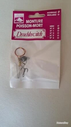 Lot De 4 Montures Poisson Mort Port Gratuit