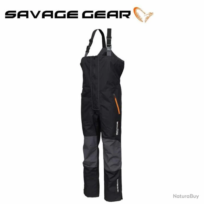 Salopette WP Performance Savage Gear Black/Grey M 2 Salopette WP Performance Savage Gear Black/Grey M – Image 2