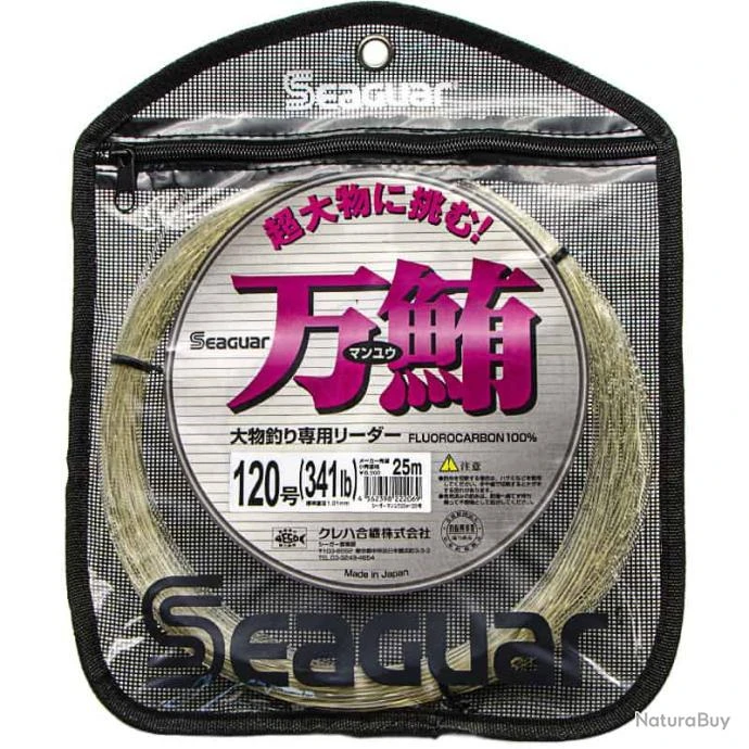 Seaguar Manyu Fluorocarbon 25m 341lb 1 Seaguar Manyu Fluorocarbon 25m 341lb