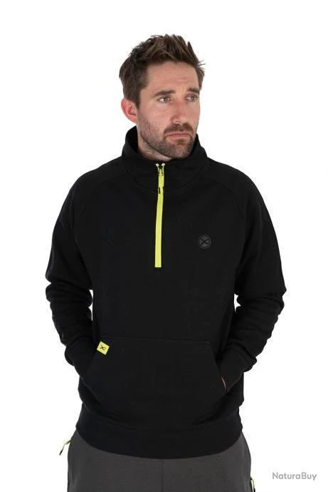 Matrix Sweat 1 4 Zip Black Lime Black Edition 2 Matrix Sweat 1 4 Zip Black Lime Black Edition – Image 2