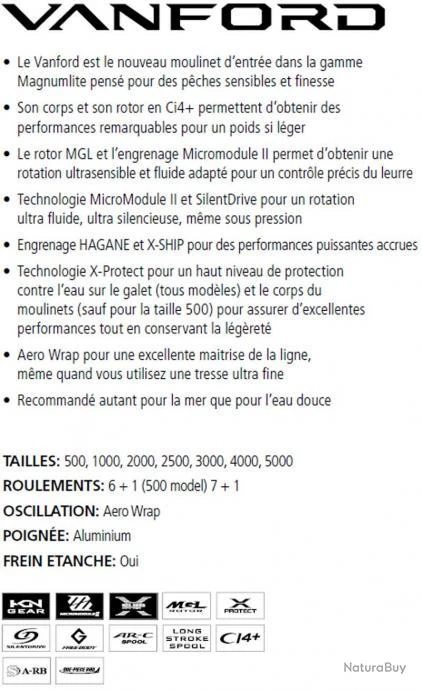 Vanford C5000XG Moulinet Spinning Shimano 2 Vanford C5000XG Moulinet Spinning Shimano – Image 2