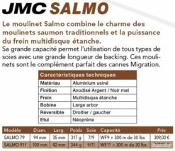 JMC Salmo 79 Moulinet Mouche JMC -Pêcheur Malin Promos Boutique 00003 JMC Salmo 79 Moulinet Mouche JMC