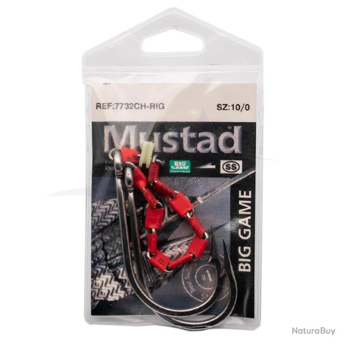 Mustad Chain Rig 10/0 7732 1 Mustad Chain Rig 10/0 7732