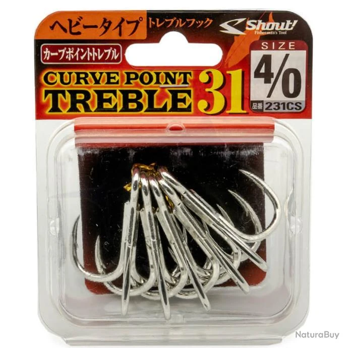 Shout Curve Point Treble 31 4/0 1 Shout Curve Point Treble 31 4/0