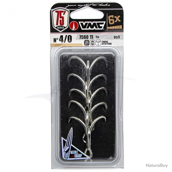 VMC 7560 4/0 TI - Étain Brillant 1 VMC 7560 4/0 TI - Étain Brillant