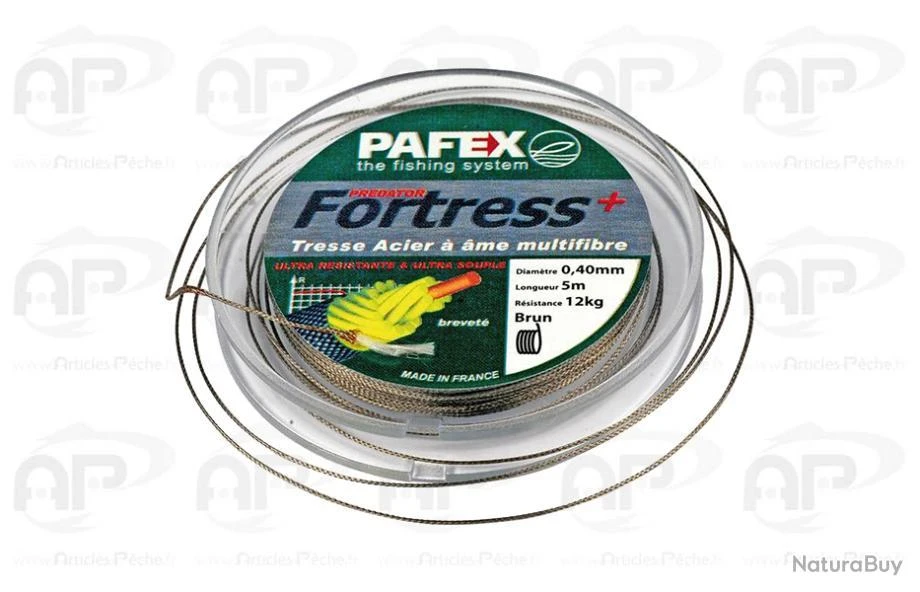 Pafex Tresse Fortress 0,40mm 5m 12kg 1 Pafex Tresse Fortress 0,40mm 5m 12kg