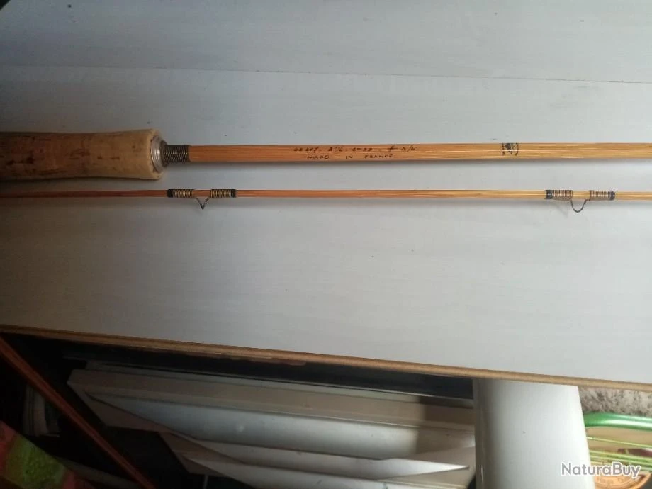 Canne Pêche à La Mouche En Bambou Refendu PEZON ET MICHEL 8 Canne Pêche à La Mouche En Bambou Refendu PEZON ET MICHEL – Image 8