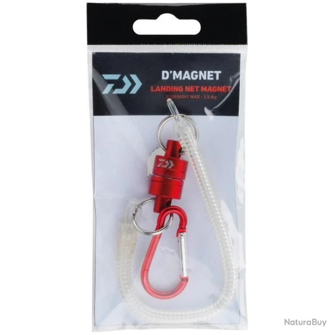 Clip Magnétique Daiwa 3,5 Kg - Rouge 1 Clip Magnétique Daiwa 3,5 Kg - Rouge