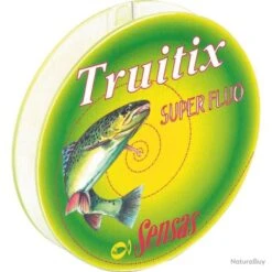 Nylon Sensas Truitix Jaune Fluo 100m - 10 / 0.14mm