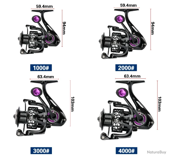 Moulinet De Pêche 2000 5.2:1 Carnassiers, Mer, Surfcasting M25 3 Couleurs Disponibles ! 6 Moulinet De Pêche 2000 5.2:1 Carnassiers, Mer, Surfcasting M25 3 Couleurs Disponibles ! – Image 6