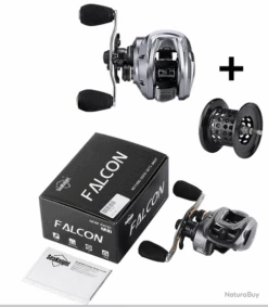 Moulinet De Pêche Baitcasting Traine 7.2:1 M7 Droitier Et Gaucher Avec Bobine