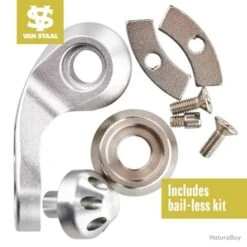 Moulinet Van Staal VR Series Bailed Spinning - 200 / 4.8:1 / Argent 15 Moulinet Van Staal VR Series Bailed Spinning - 200 / 4.8:1 / Argent -Pêcheur Malin Promos Boutique 00040 Moulinet Van Staal VR Series Bailed Spinning 200 4.8 1 Argent